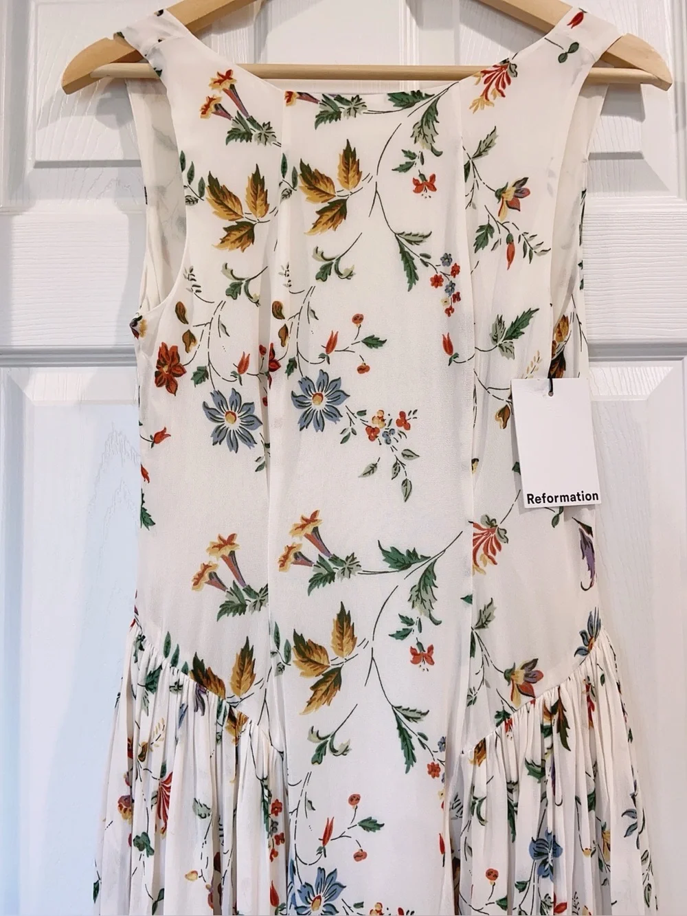 NWT Reformation Anelis Floral Midi Dress - Picture 8 of 13